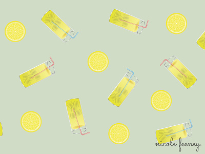 Making Lemonade drinks fresh illustration lemon lemonade summer summery vector yellow