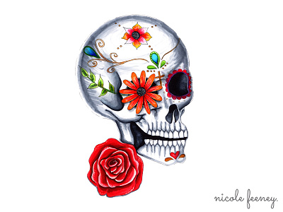 Day Of The Dead Skull