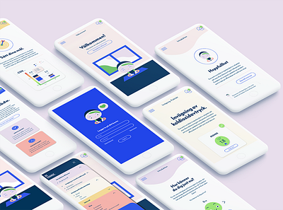 BeChange, Jayway by Devoteam. animation app branding illustration interaction design logo looping gif motion design product design ui ux vector wireframing