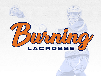 Burning Lacrosse Logo branding design flat lacrosse lacrosse logo logo minimal vector