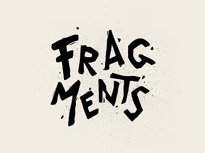 Fragments design graphic design illustration instagram logo movie movie art movies typography