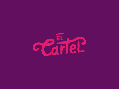 El Cartel branding cartel custom lettering design graphic design lettering logo logo design logotype mexico typography