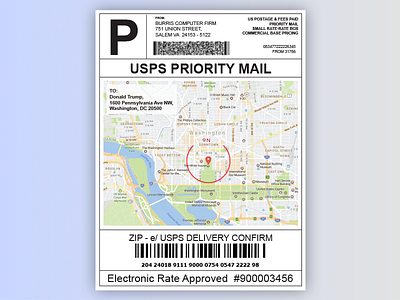 USPS Shipping Label Redesign redsign shipping label