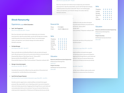 Simple Resume Design