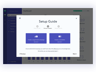 Setup Guide- Campaigns App-Customer.io Redesign