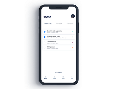 Todo app concept | Mobile