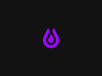 Petrox Oil Company black brand company design drop fast gas gas station gasoline logotype minimalist modern oil petrol purple teardrop