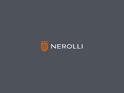 Nerolli EPI'S brand construction company constructor elegant logo logotype minimalist modern safety shield typography