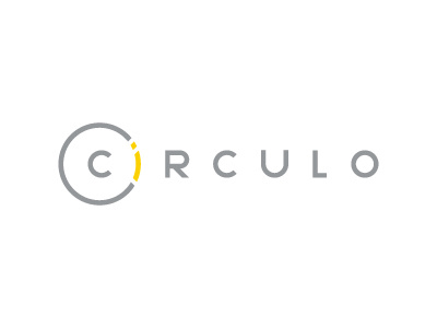 Circulo Logotype brand circle yellow
