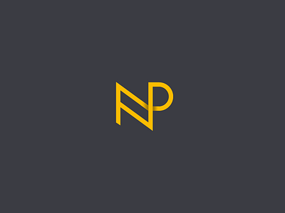 NP Monogram brand logo logotype monogram np