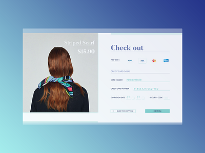 DailyUI #002 / Checkout