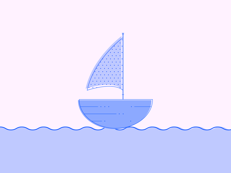 Something blue blue boat