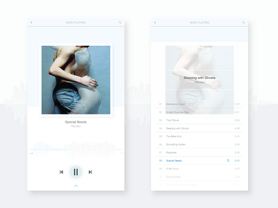 Music Player daily ui music player