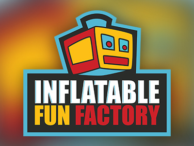 Inflatable Company Logo bounce house business inflatable kids logo