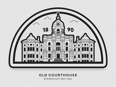 Old Courthouse 1890 - Evansville Indiana