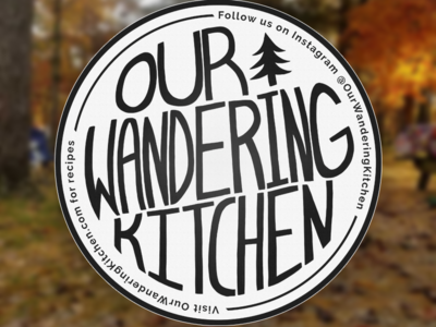 Our Wandering Kitchen Coaster button coaster kitchen patch sticker