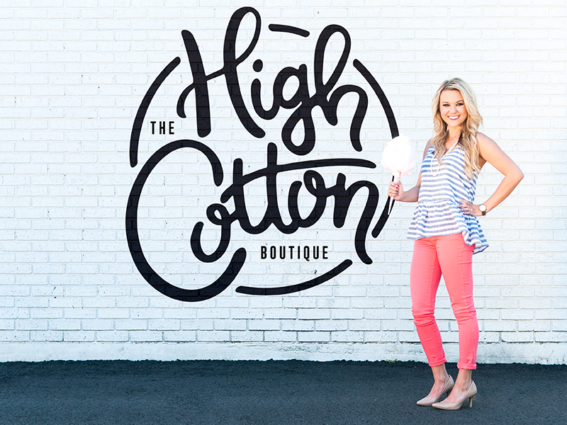 The High Cotton Boutique Logo by Sydnee Peacock on Dribbble