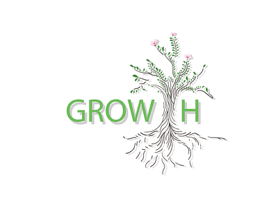 Day 13: Growth graphic design illustration logo