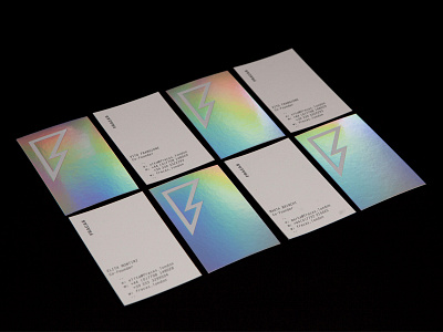 Fracas business card branding businesscard filmproduction hologram logo