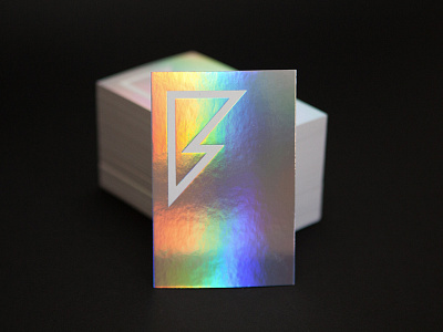 Fracas business card branding businesscard filmproduction hologram logo