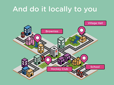 Our Marketplace isometric map