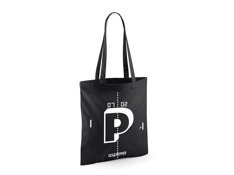 Yes&Pepper tote bag brand branding color logo tote