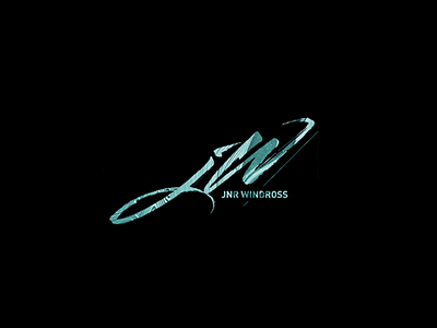 Jnr Windross Dj brand dj djing housemusic identity logo music