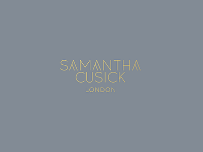 Samantha Cusick London brand chic famous gold hairdresser logo star