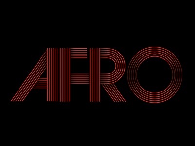 Afro logo afro dj film line lines logo music