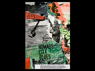 Nomads City Blues artdirection film ira movie news newspaper shortfilm typography
