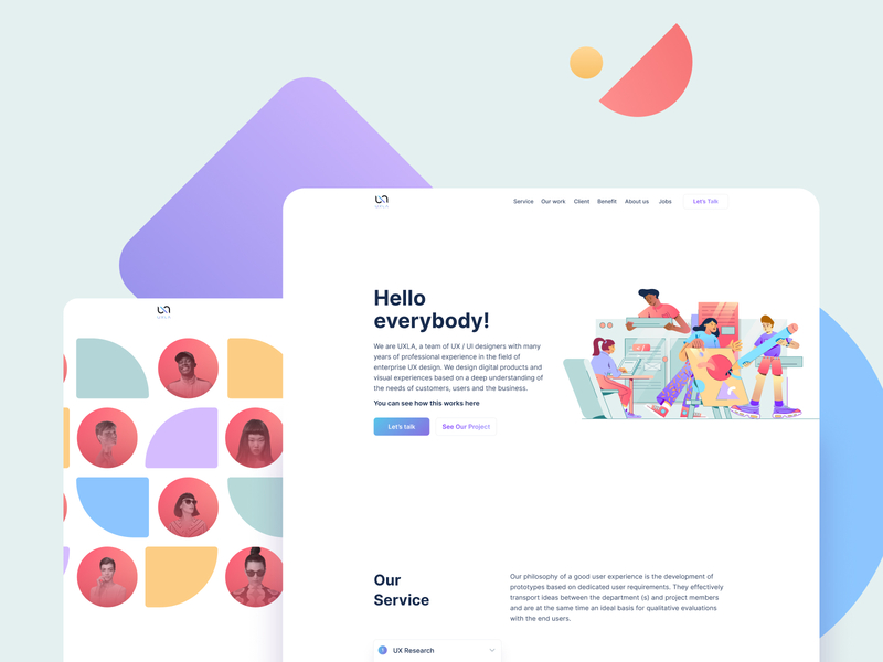 Landing Page Design design illustration landing page ui ui design uidesign website