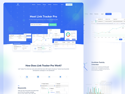 LinkTracker Pro Website Redesign