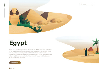 Expedia Travel Illustration of Egypt