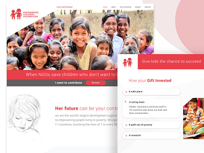 NGO Website Landing Page