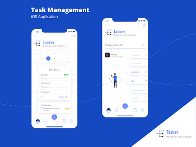 Tasks Manager iOS Application app ios app mobile task list todoist