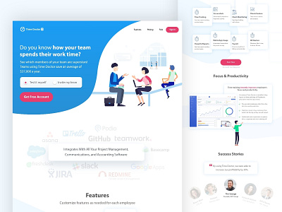 Sass Landing Page landing page layout sass web design