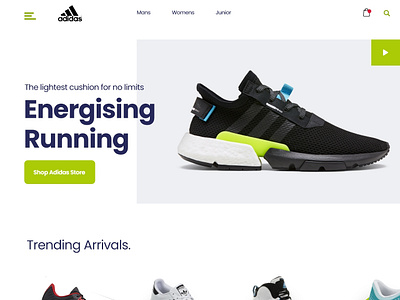 Landing Page Design landing page sports web design