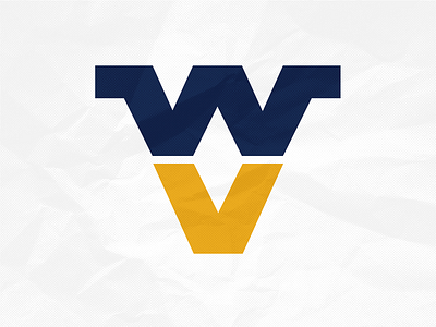 The Standing WV - Logo Icon branding college design graphic graphic design sports type typography west virginia wvu