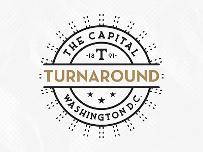 Capital Turnaround: Historic Building Logo branding dc design graphic graphic design logo type typography vector washington dc