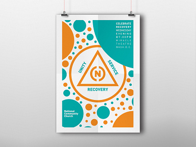 Celebrate Recovery Weekly Gathering Poster & Process branding design graphic graphic design icon illustration logo type typography vector