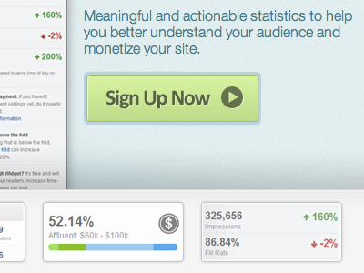 Analytics Landing Page