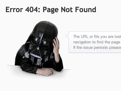Darth Vader 404 404