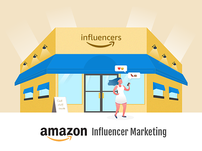 Amazon Influencer Marketing amazon illustration shop