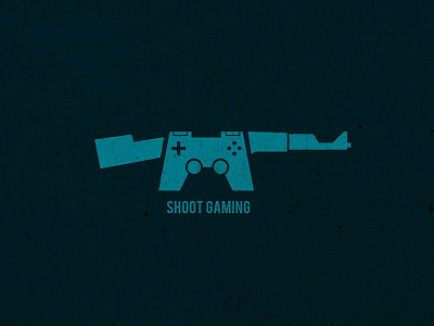 Gaming Shoot Logo brand branding creative design dribbble game graphic logo mark minimal negativespace shot