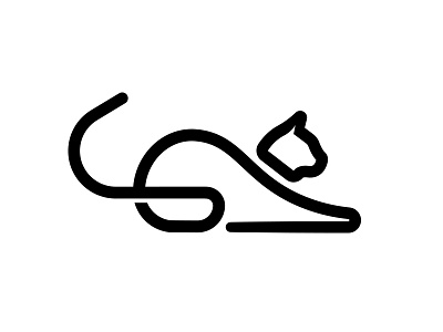 Resting Cat Official Logo