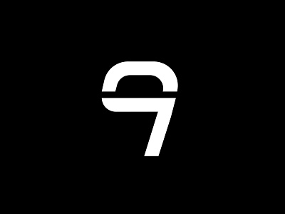 7 and 9 Logo brand branding creative design dribbble graphic logo mark minimal negativespace number shot
