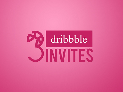 3 INVITES brand branding creative creativity drafts dribbble graphicdesign invite invites logo mascot photography