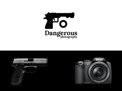 Dangerous Photography behance branding design dribbble graphicdesign illustration logo ui uidesign uiux ux webdesign