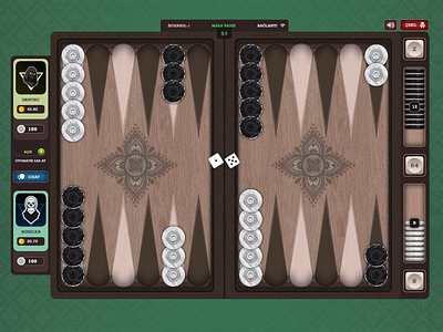 Backgammon interface app backgammon design dribbble game game art game design graphic graphic design illustration vector