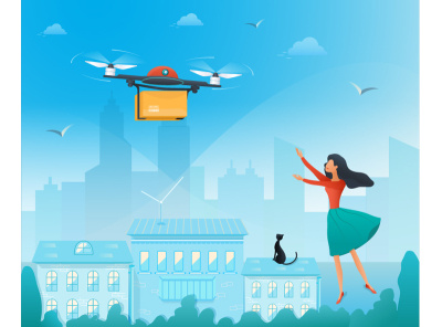 Drone delivery service